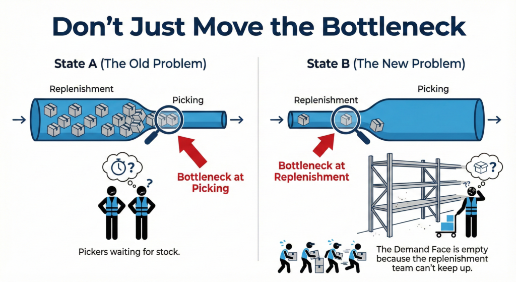 Don't just move the bottle infographic | clarus wms Don't just move the bottle infographic