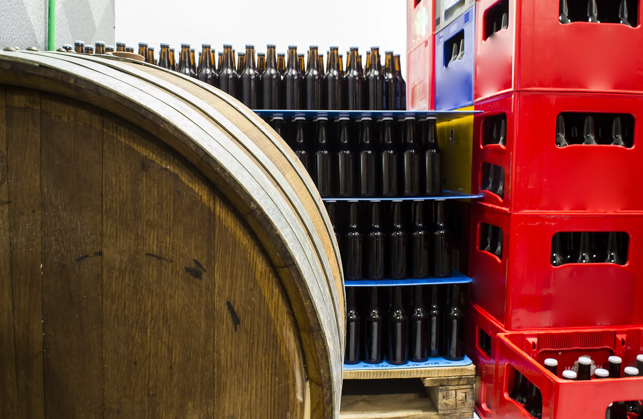 Wine in a bonded warehouse