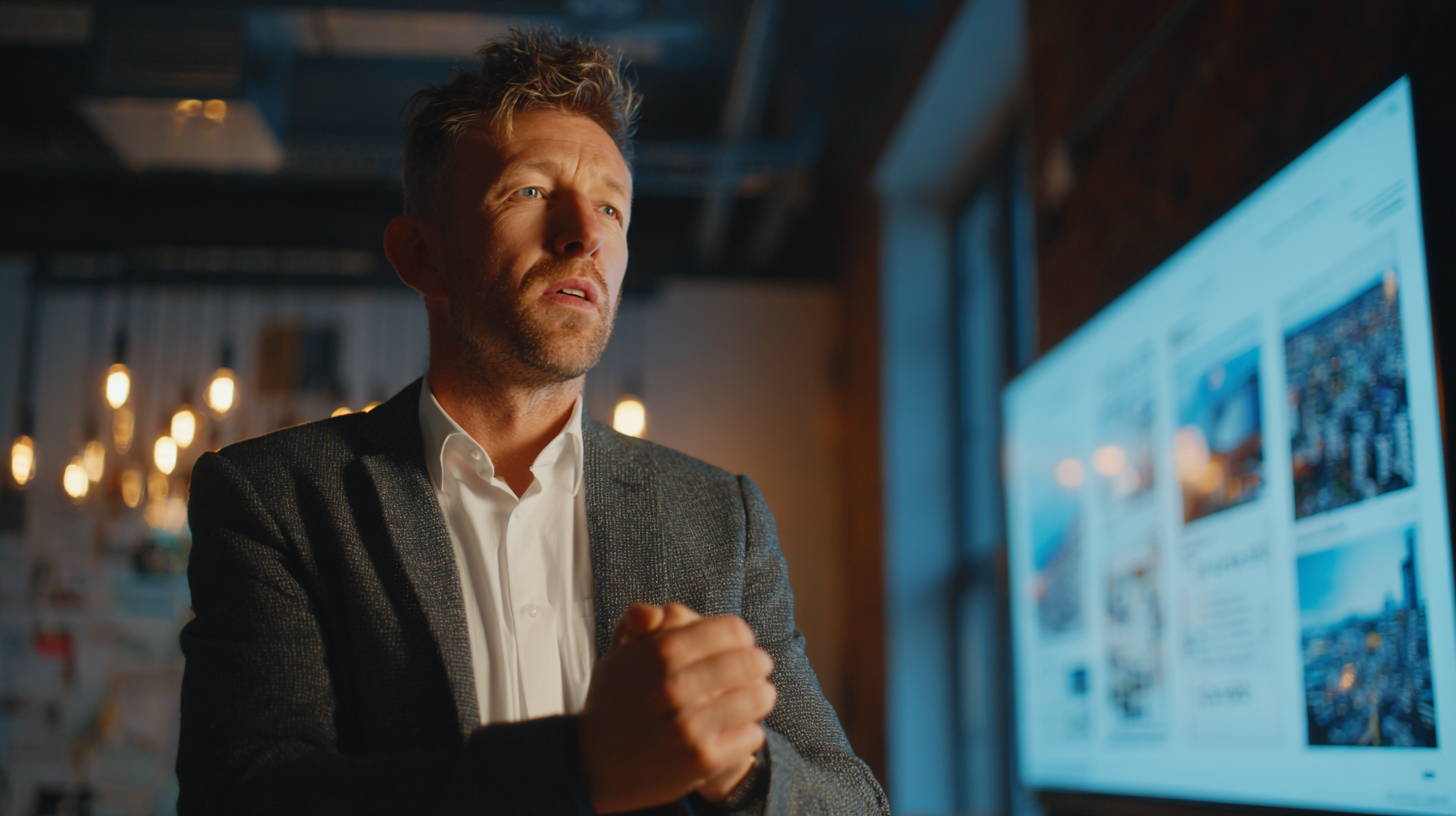 Operations director presents WMS damage evidence trends with sample warehouse images on screen.