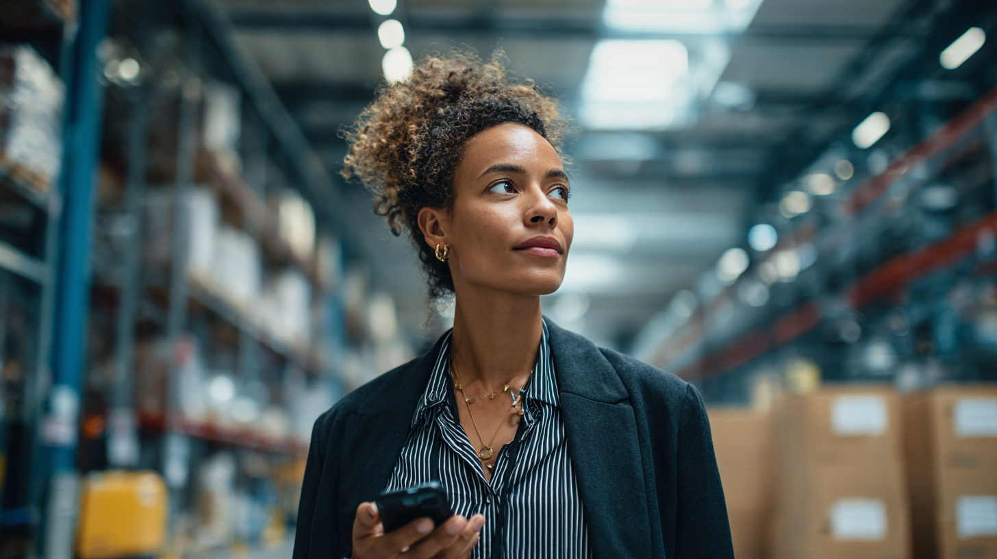 An operations manager monitoring real-time stock flow through an api-first wms.
